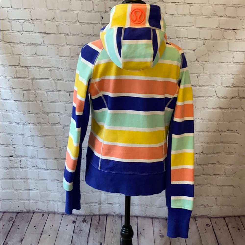 Lululemon Rare 2013 Seawheeze Scuba stripe hoodie - Picture 4 of 8
